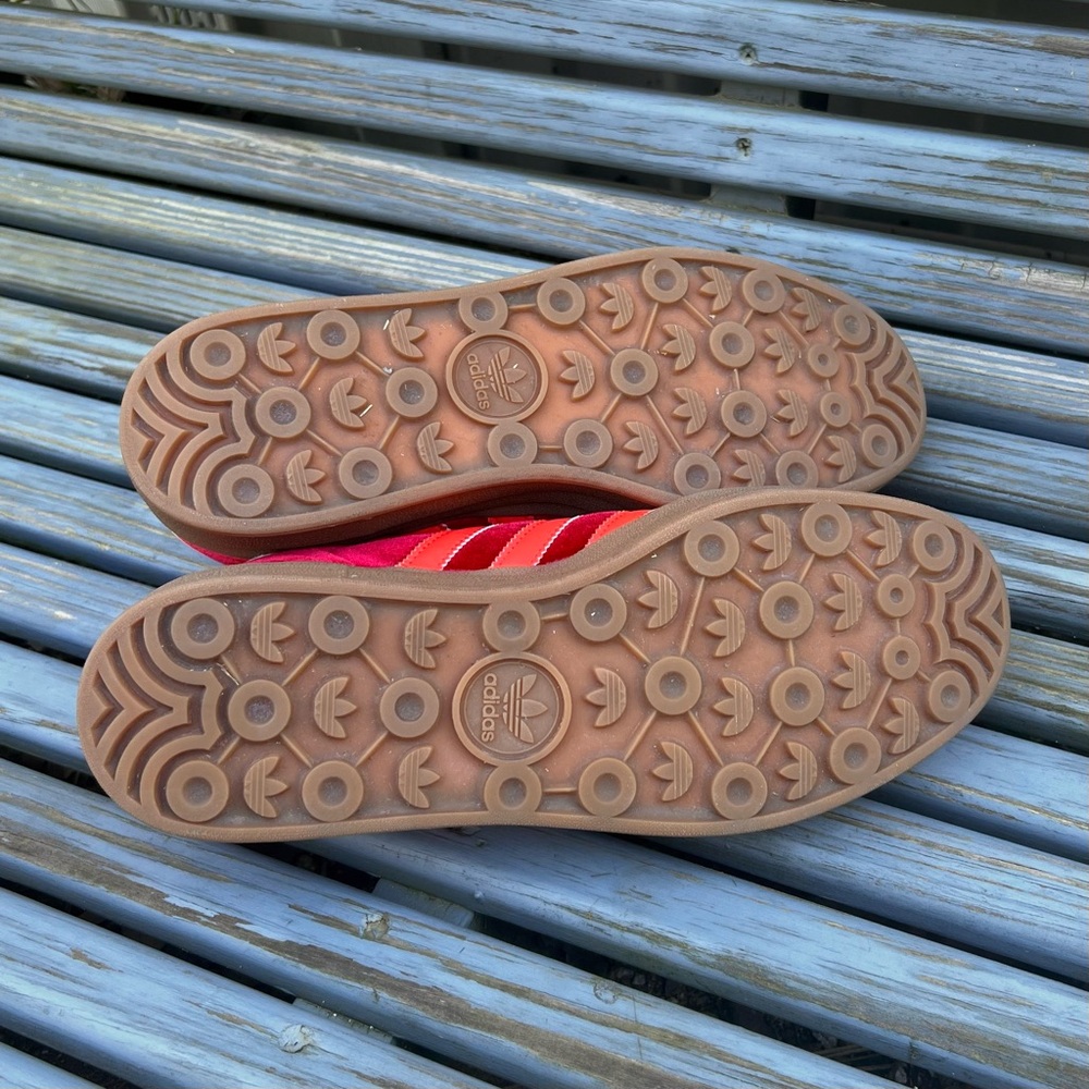 Adidas Gazelle Bold Red Lowtop Sneakers - Picture 8 of 9